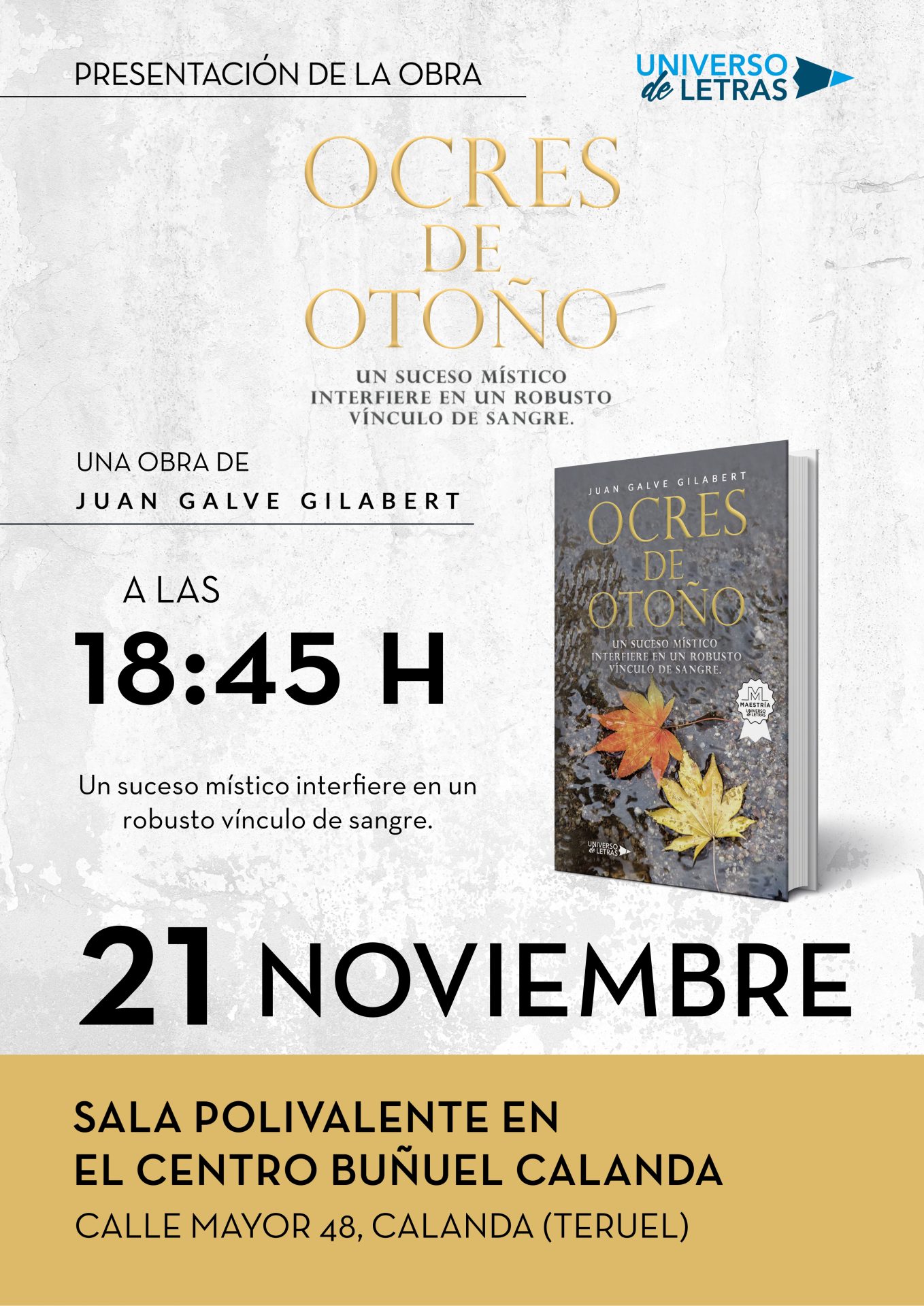 Cartel Calanda 21 NOV