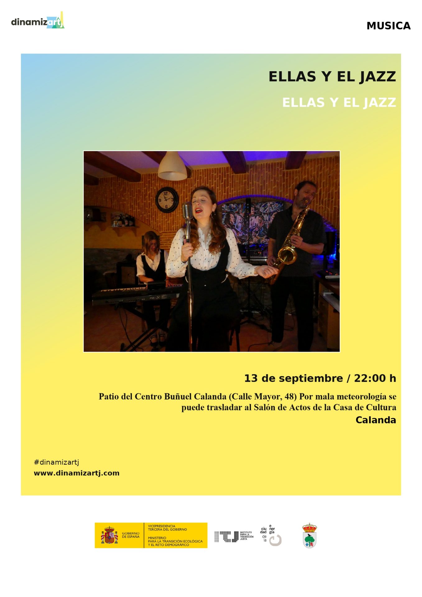 Cartel ELLAS Y EL JAZZ page