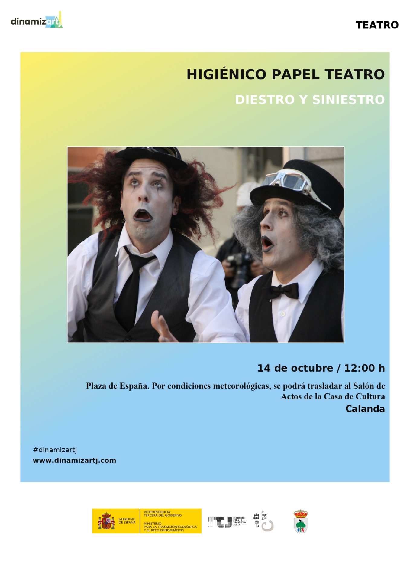Cartel DIESTRO Y SINIESTRO page