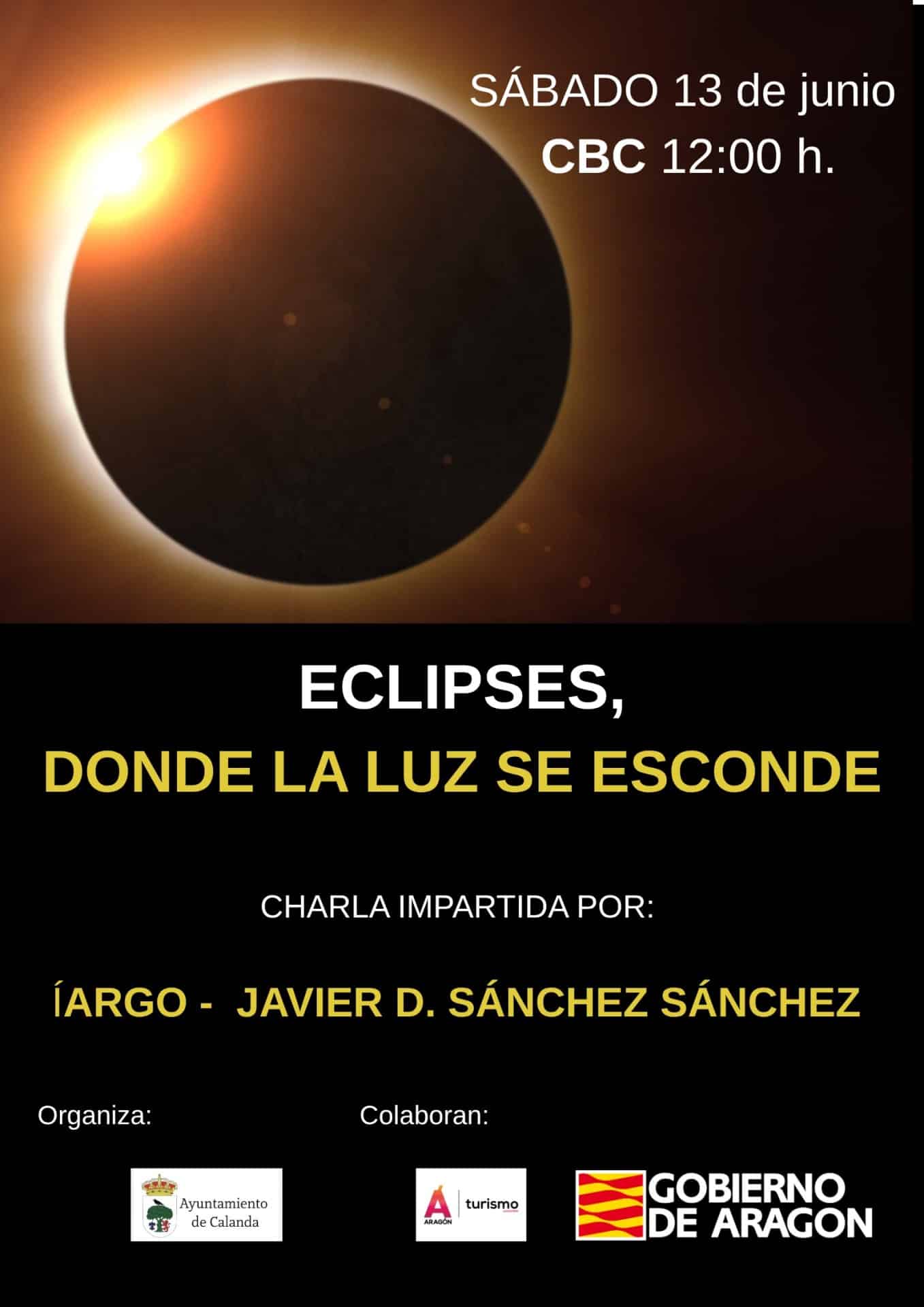 Cartel eclipse 13 DE JUNIO